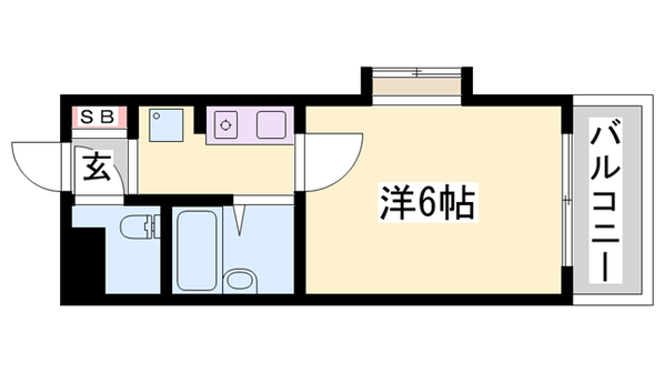 シャトー姫路の物件間取画像